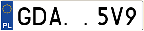Truck License Plate